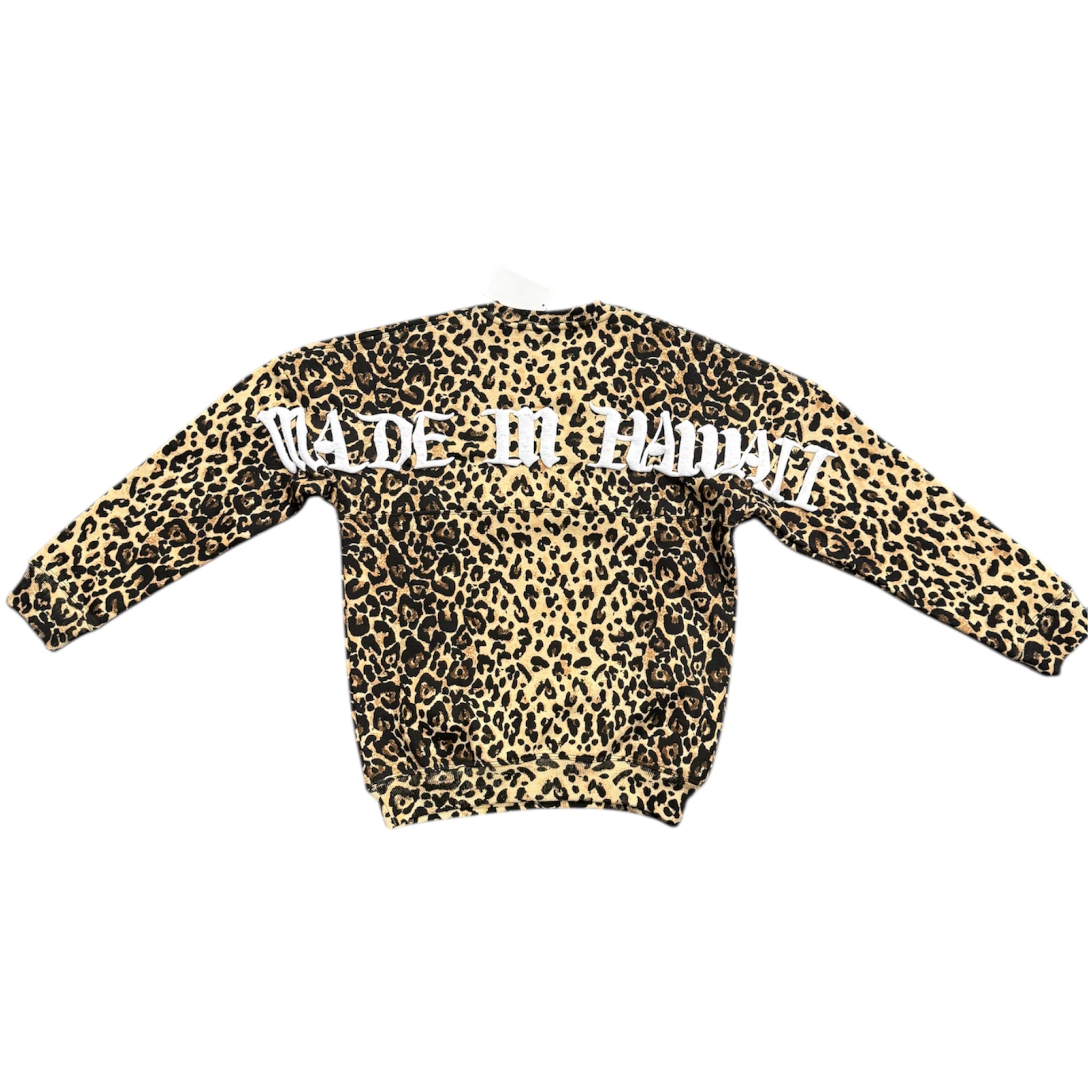 Sand Leopard Oversized Sweater