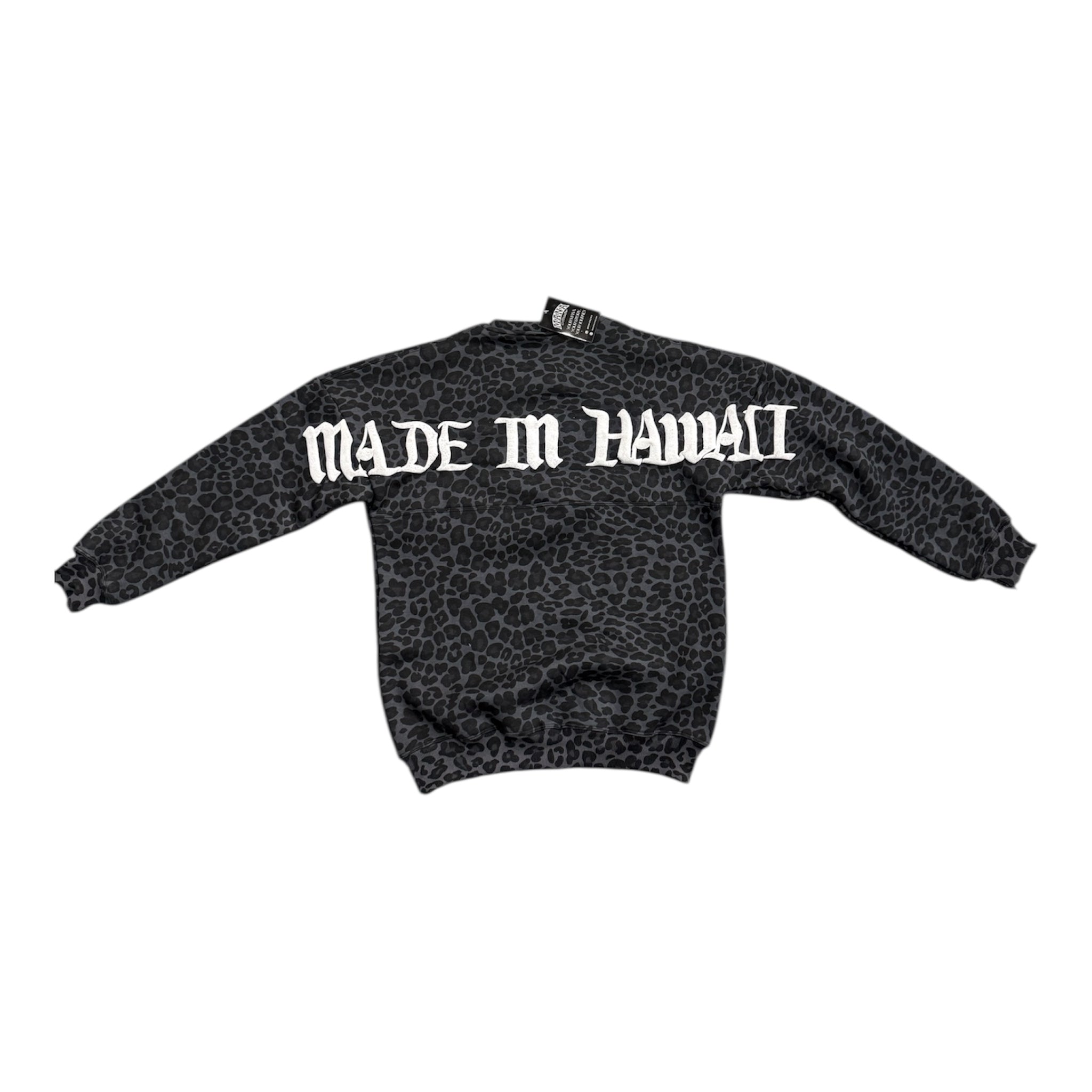 Smoke Leopard Oversized Sweater