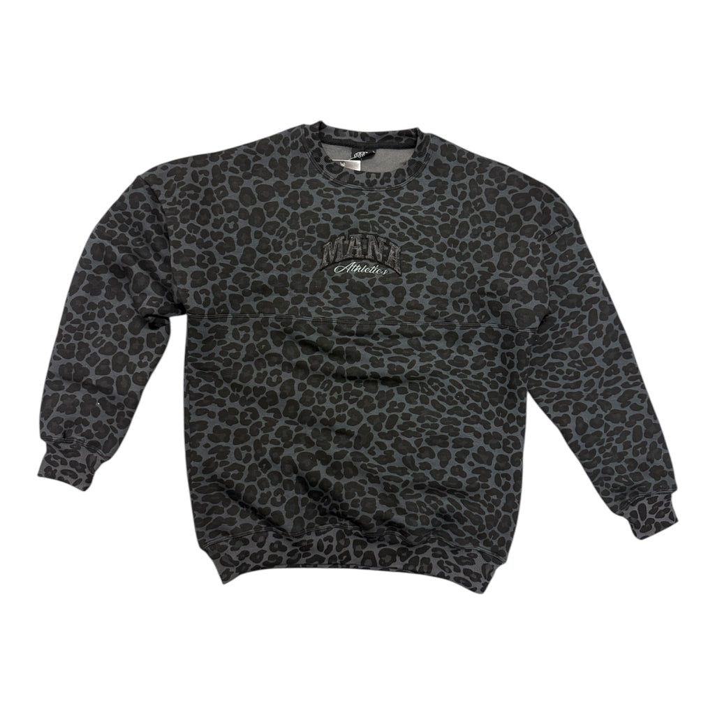 Smoke Leopard Oversized Sweater