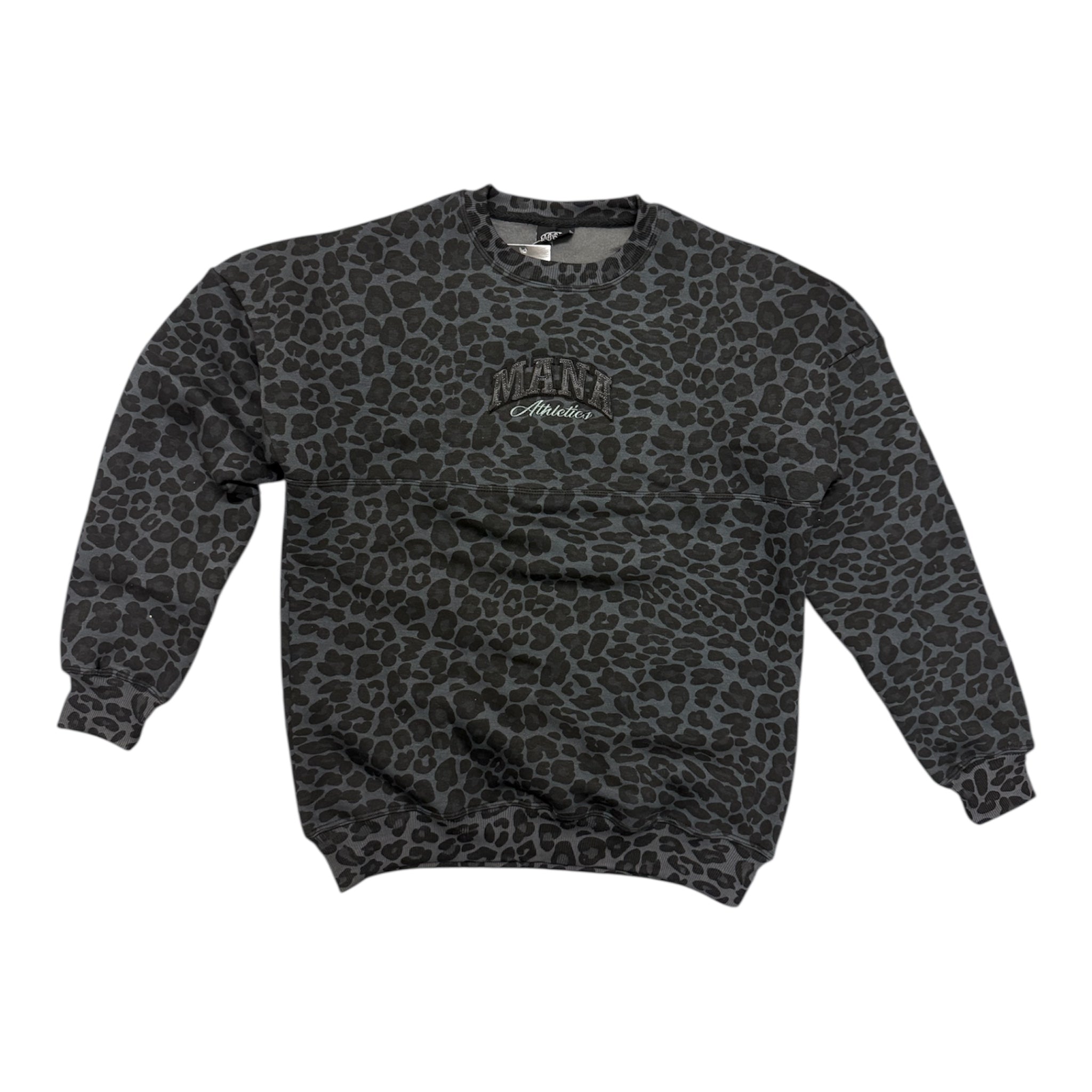 Smoke Leopard Oversized Sweater