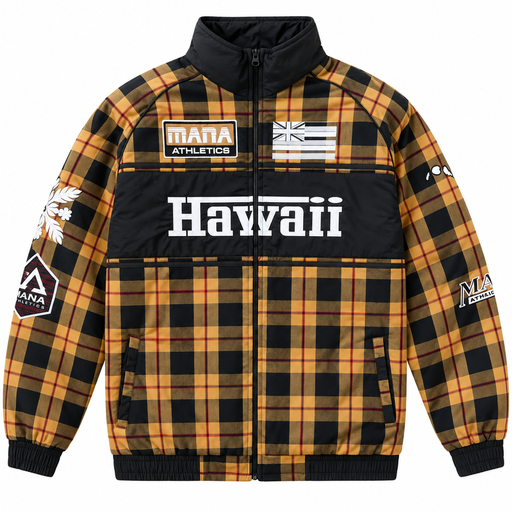 PLAID HAWAII RACE JACKET