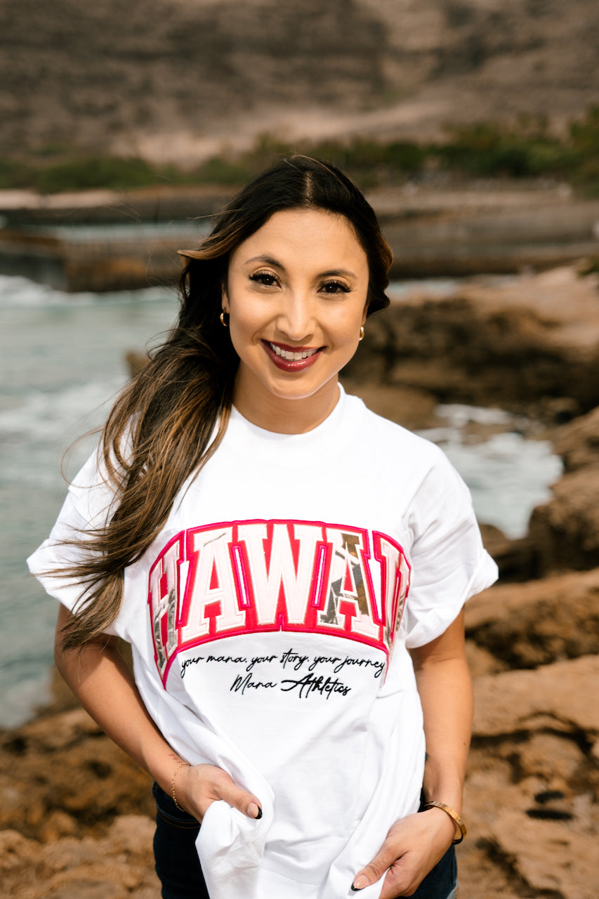 Pink Camo Hawaii Tee