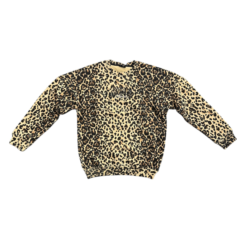 Sand Leopard Oversized Sweater
