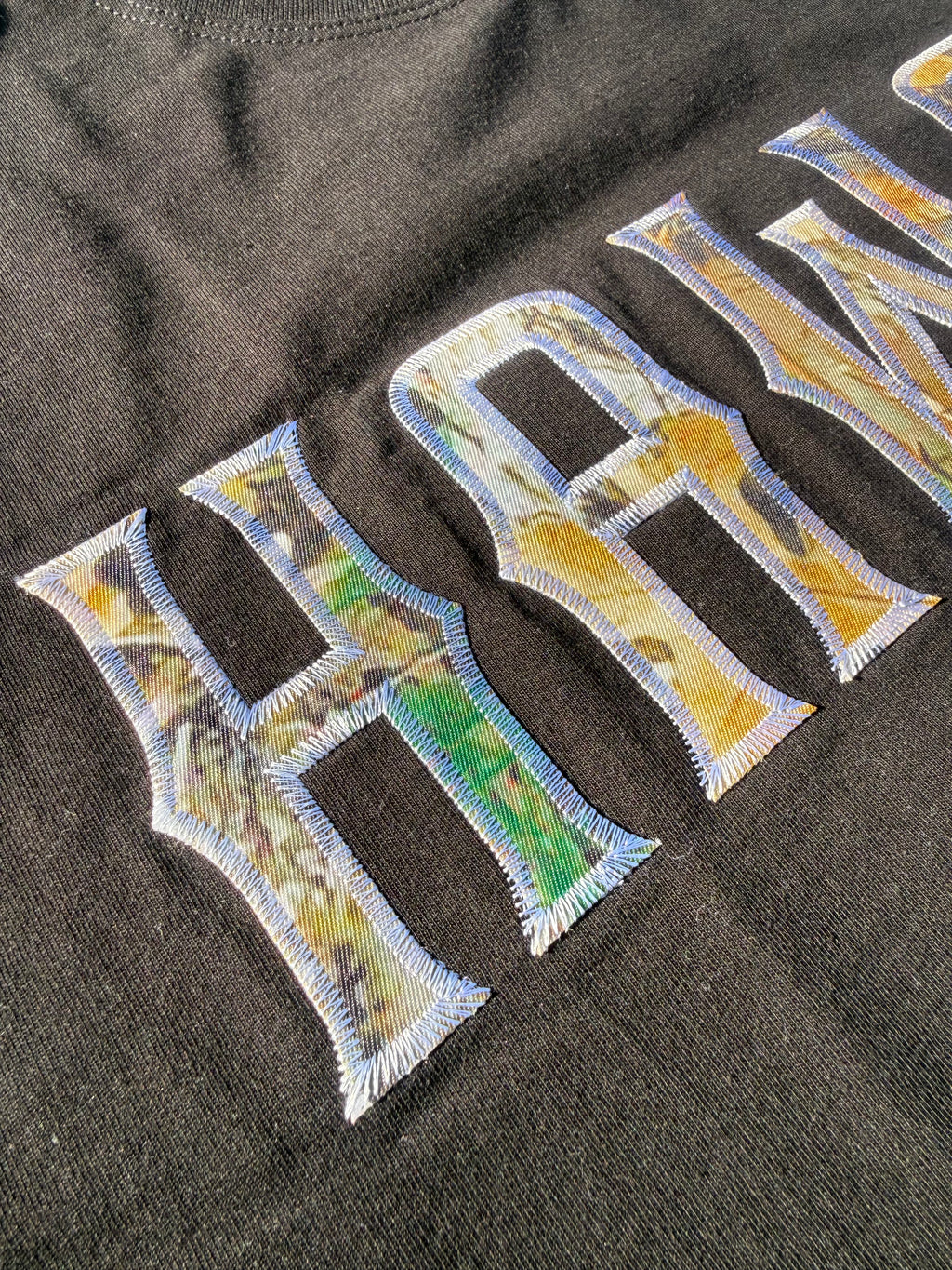 Black Hawaii Hunter Camo Tee