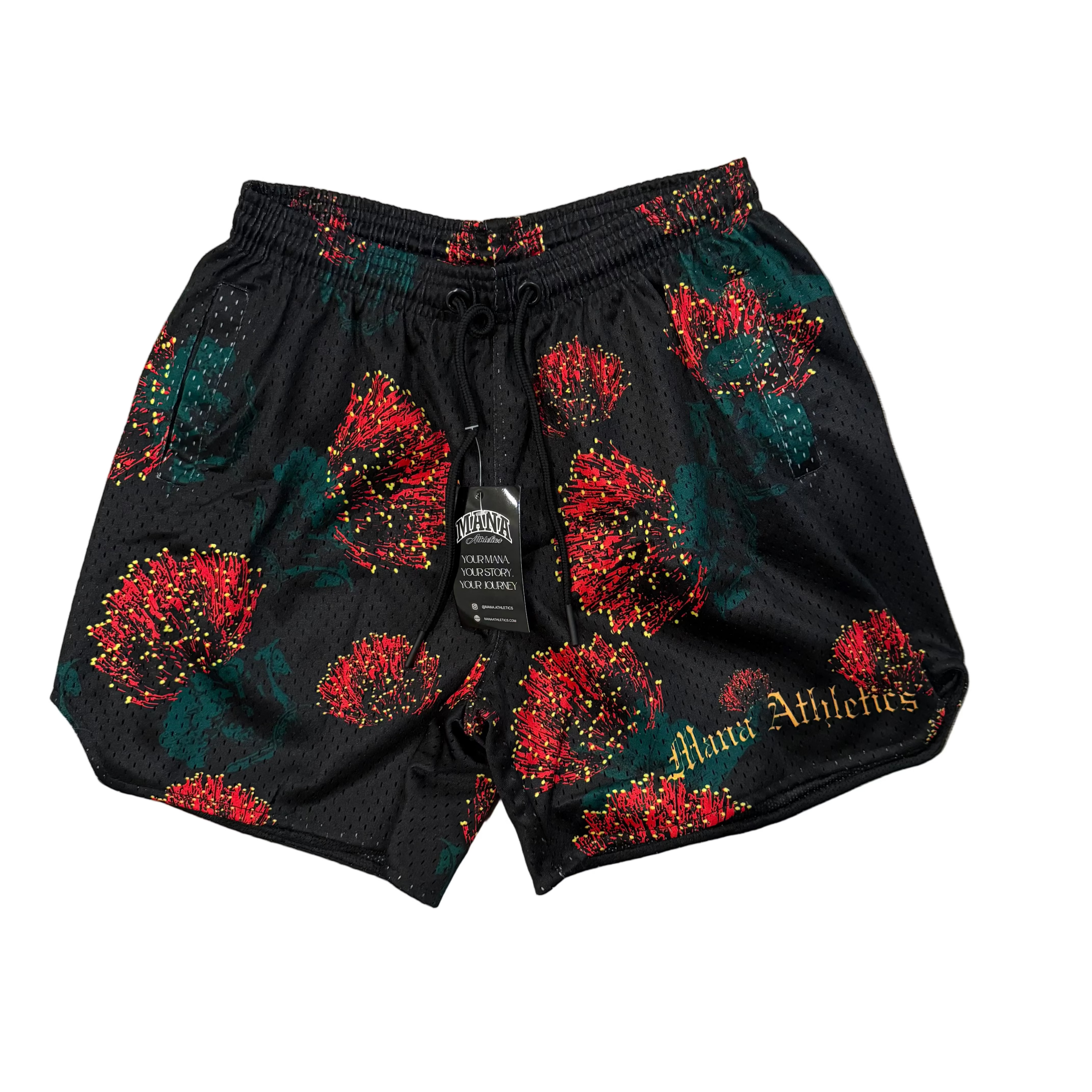 Merrie Monarch Women ʻŌhiʻa Lehua Mesh Shorts