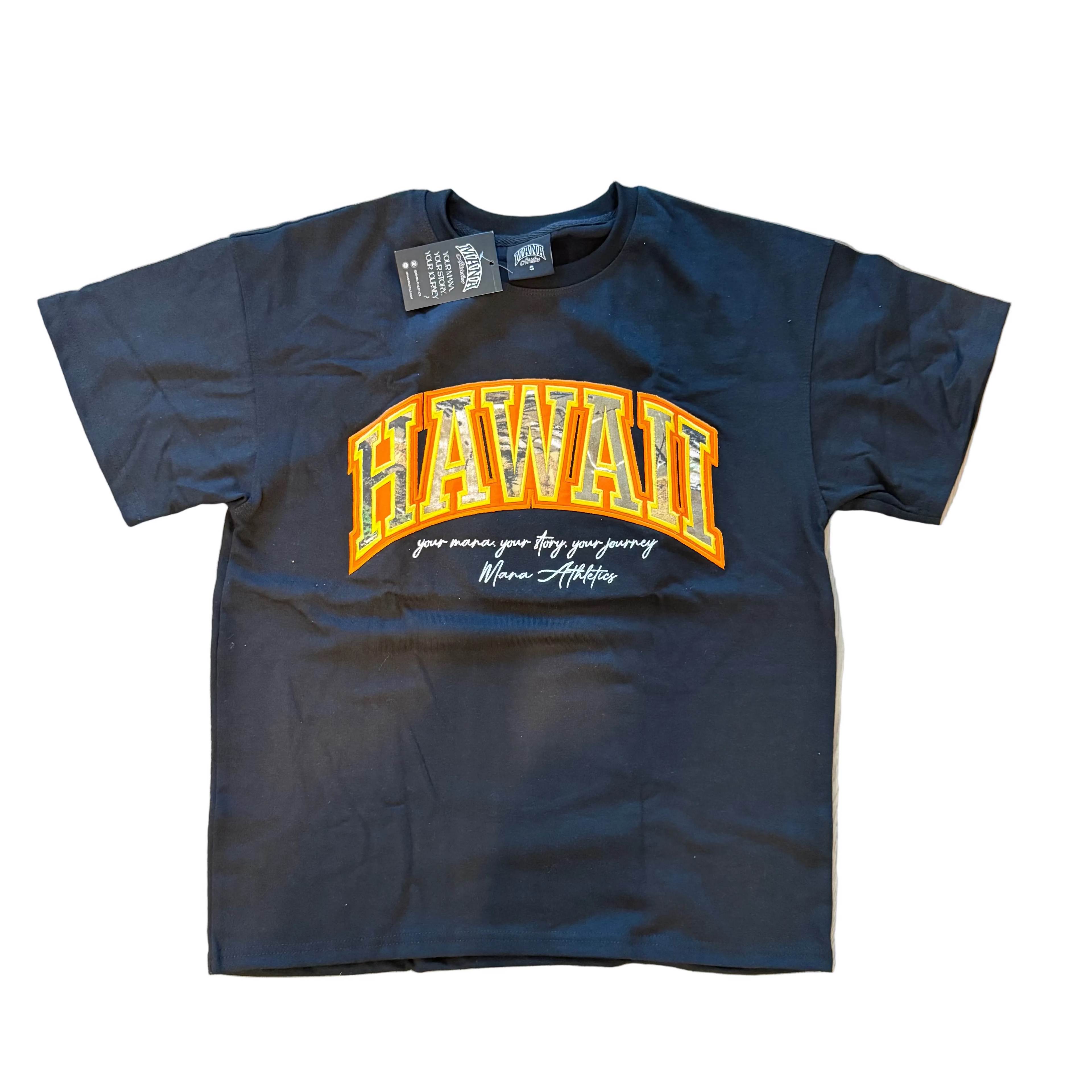 HAWAII ORANGE CAMO SHIRT (SIZE SMALL)