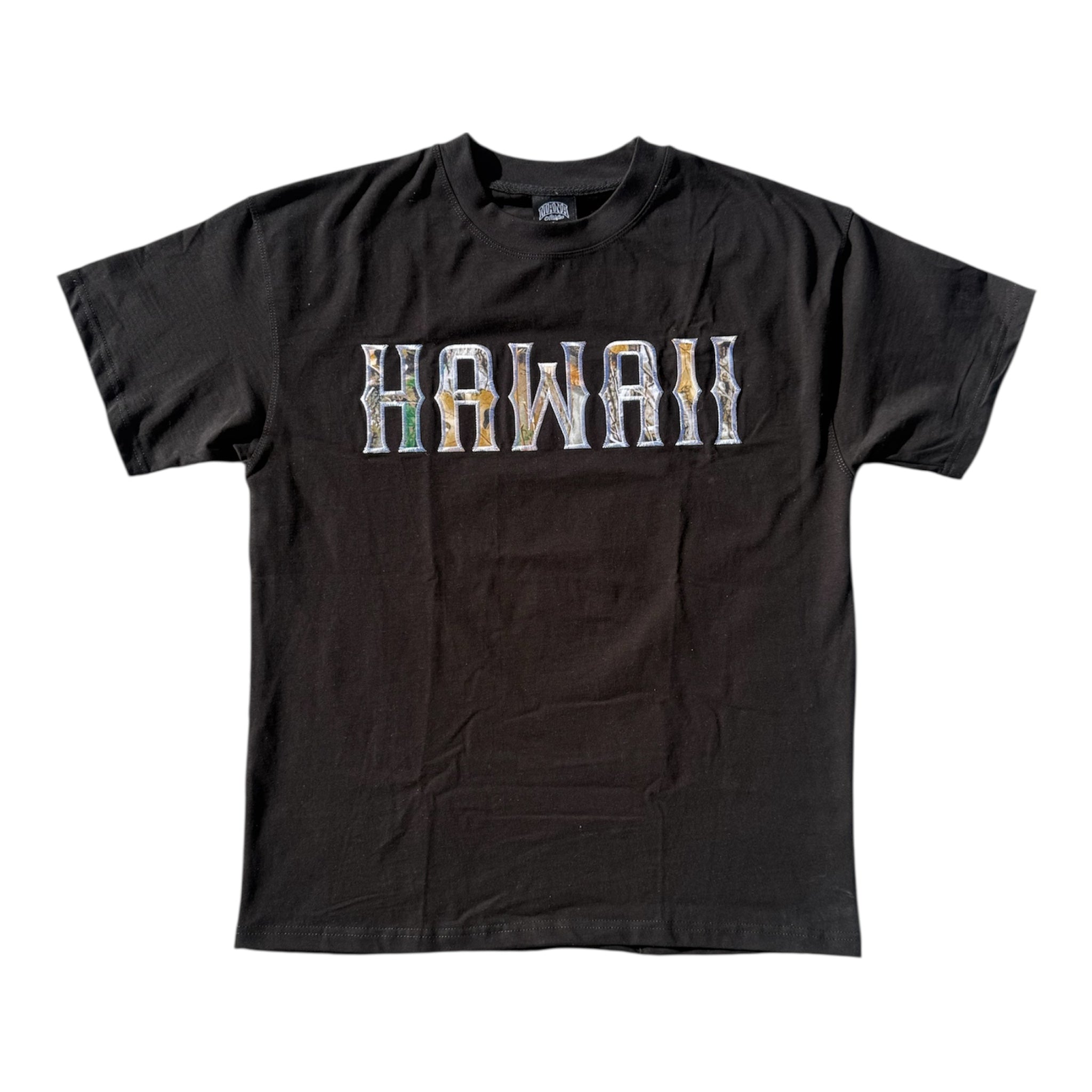 Black Hawaii Hunter Camo Tee