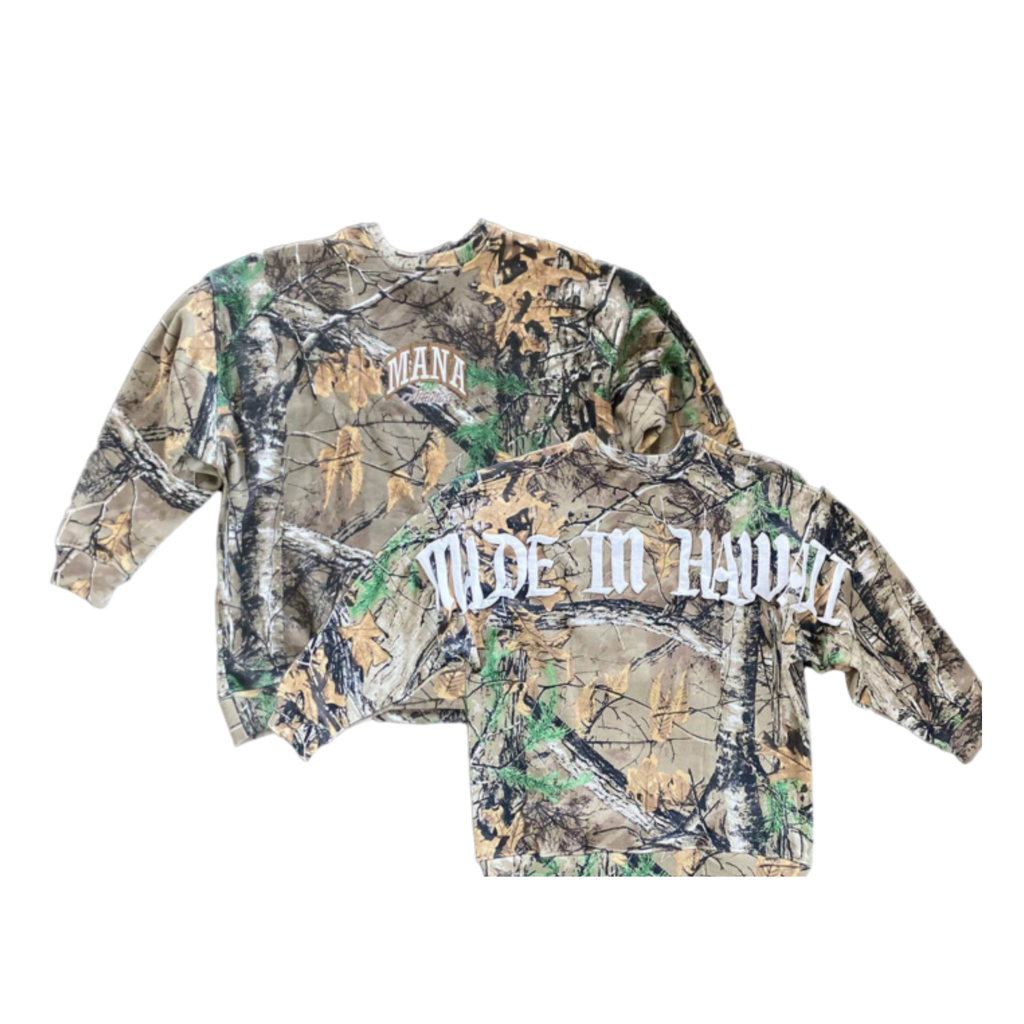 Camo Oversized Sweaters